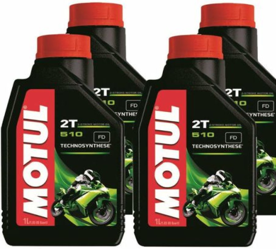 Lubricants * | Motul 104028-Cs 510 2T Premix Synthetic Blend, 4 Pack 33.81 Fluid_Ounces