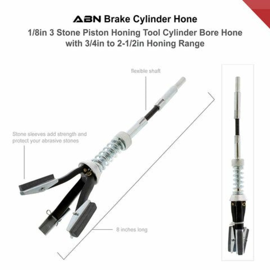 Brake Care * | 1.1In Brake Cylinder Hone Tool Engine Cylinder Hone Deglazer .75-2.5In Abn 1859