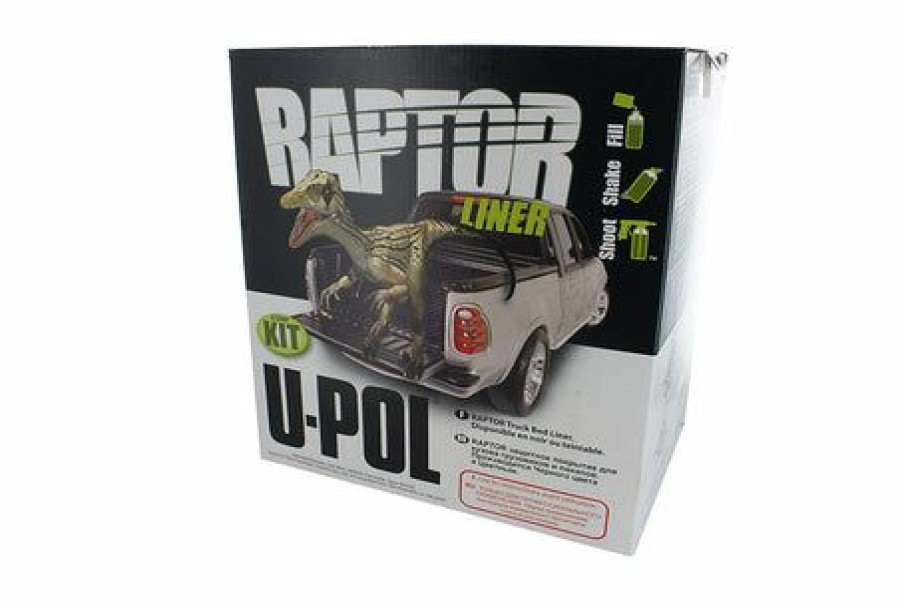 Truck Bed Liner Kits & Products * | U-Pol Raptor Tintable Truck Bed Liner 4 Liter Kit W/Sepia Brown Color Tint Pouch 1.5Oz