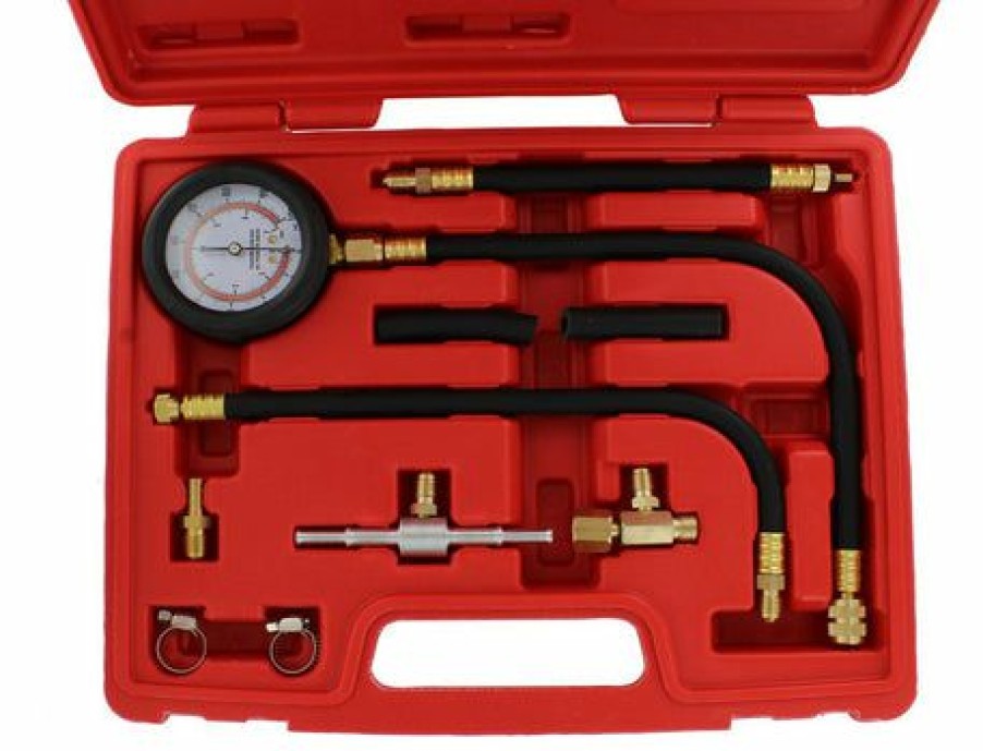 Testers * | Universal Fuel Injection Pressure Test Kit With Improved Flex Hoses Abn 8909