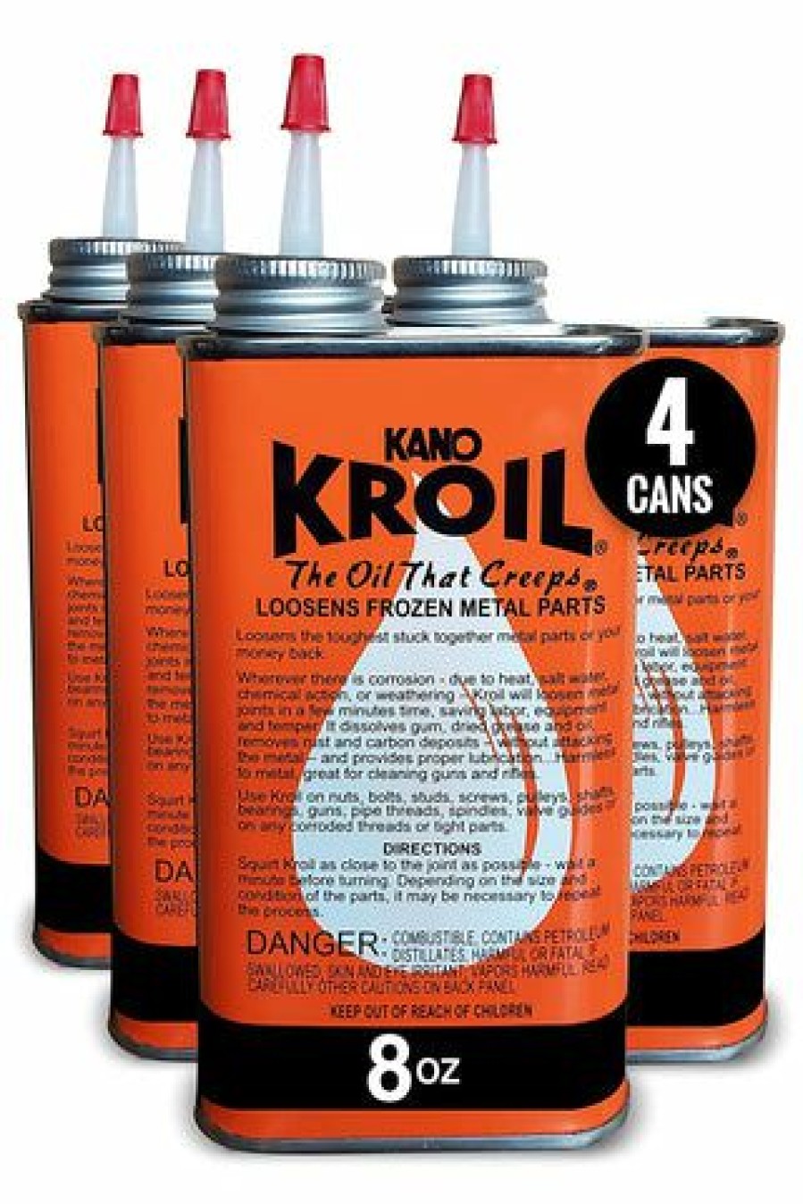 Fuel & Oil Treatment * | Kano Kroil Penetrating Oil, 8 Ounce Liquid, Pack Of 4