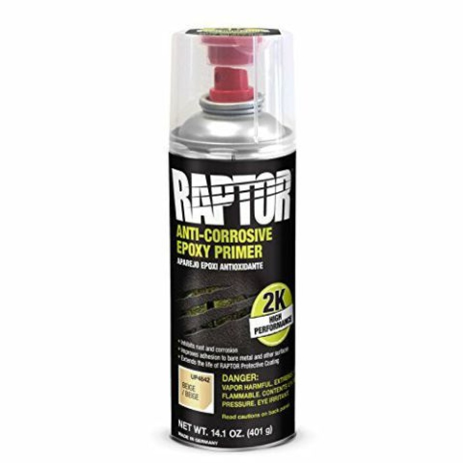 Truck Bed Liner Kits & Products * | U-Pol Raptor 2K Aerosol Anti-Corrosive Epoxy Primer- Beige