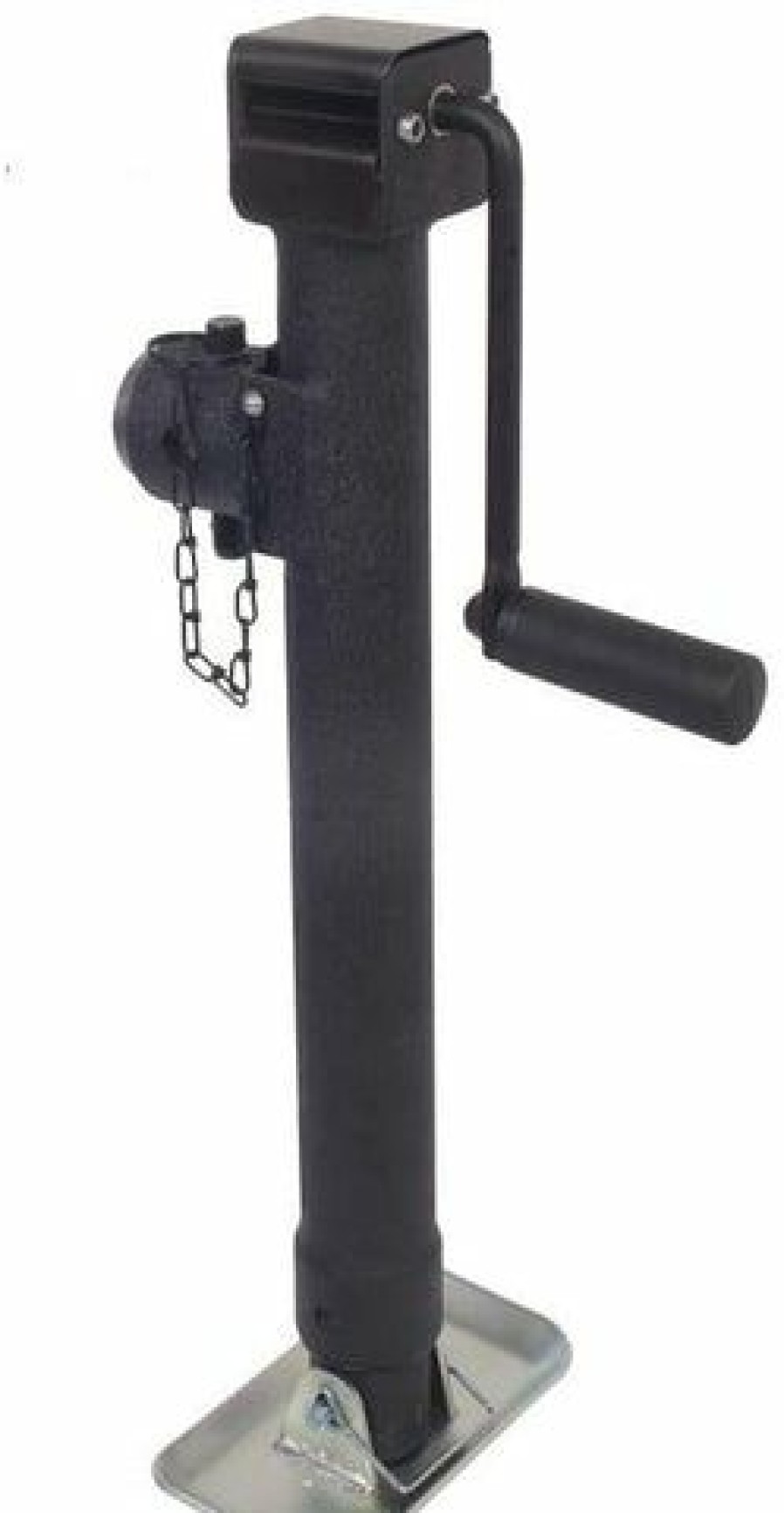 Auto Tools * | Trailer Valet Blackout Series 5K Side Wind Pipe Mount Jack 15