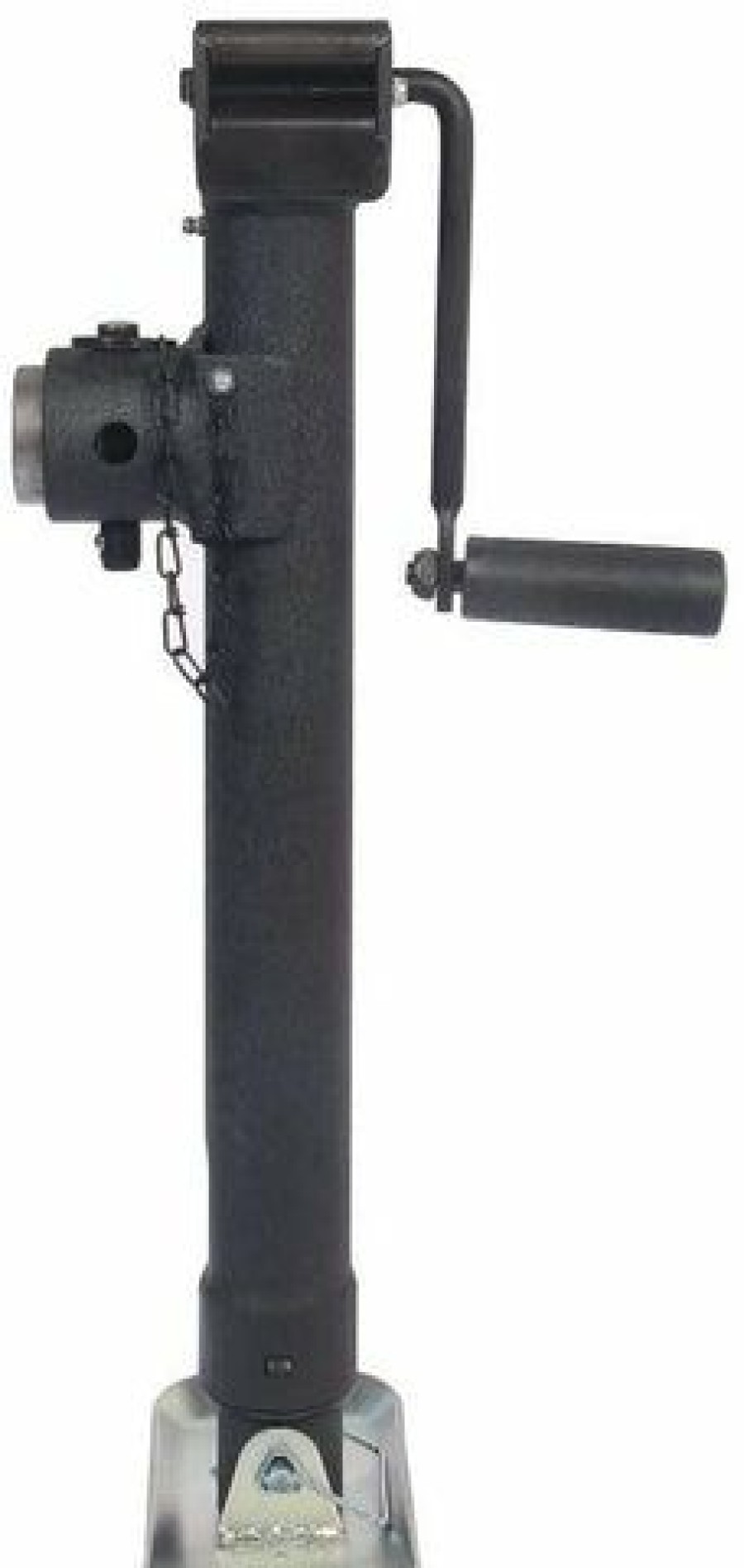 Auto Tools * | Trailer Valet Blackout Series 5K Side Wind Pipe Mount Jack 15