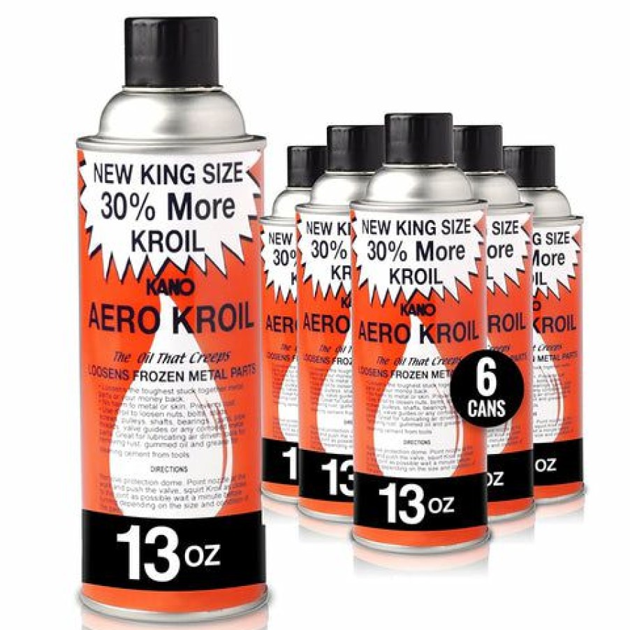 Fuel & Oil Treatment * | Kano Kroil Penetrating Oil (Aerokroil), 13 Oz. Aerosol, Pack Of 6