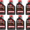 Lubricants * | Motul 108646 Set Of 8 6100 Synergie+ 10W-40 Motor Oil 1-Liter Bottles