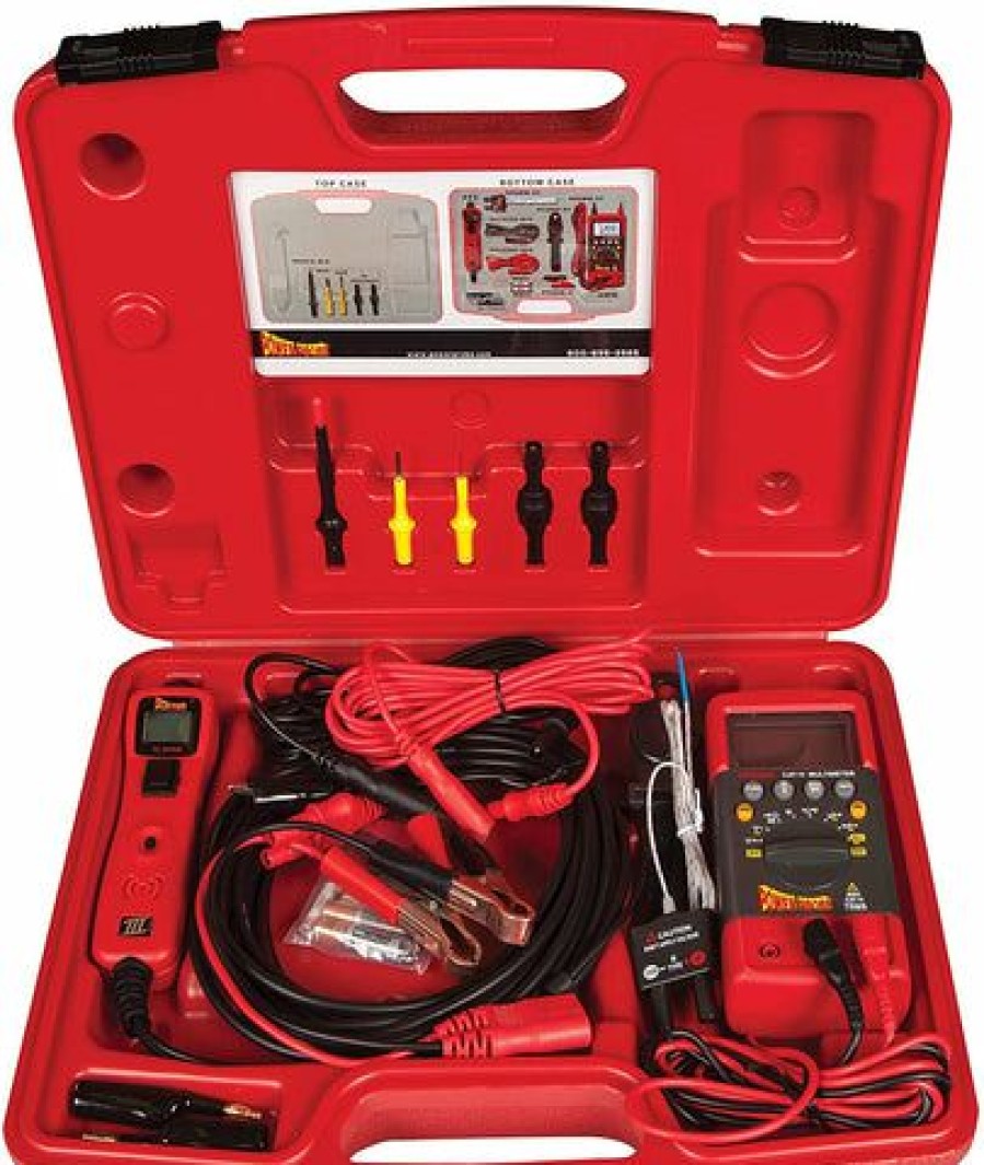 Testers * | Power Probe Professional Electrical Test Kit Red (Pprokit01) Inc Iii W/Ppdmm