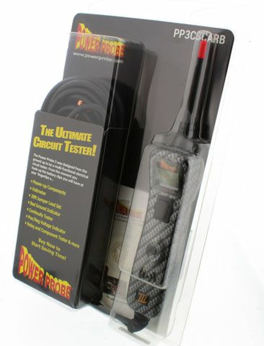 Testers * | Power Probe 3 Iii Circuit Tester Pp3Cs In Carbon Fiber- Voltmeter