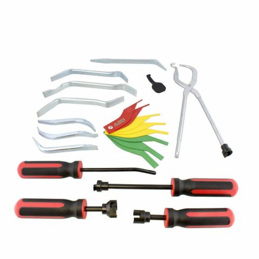 Brake Care * | Brake Drum Tool Kit 15 Pc W/ Spring Pliers, Brake Spring Tools Abn 6453