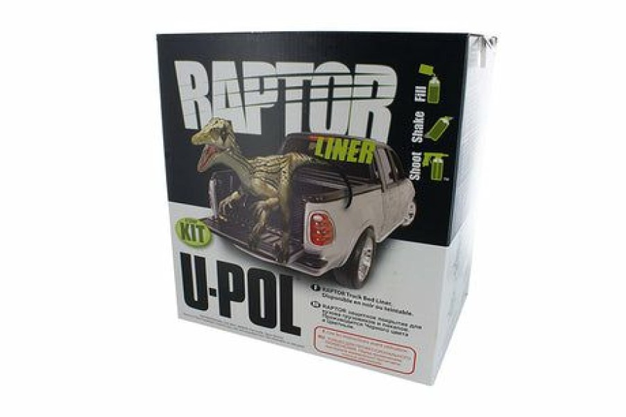 Truck Bed Liner Kits & Products * | U-Pol Raptor Tintable Truck Bed Liner 4 Liter Kit W/Navy Blue Color Tint Pouch 1.5Oz