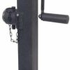 Auto Tools * | Trailer Valet Blackout Series 7K Side Wind Pipe Mount Jack 15