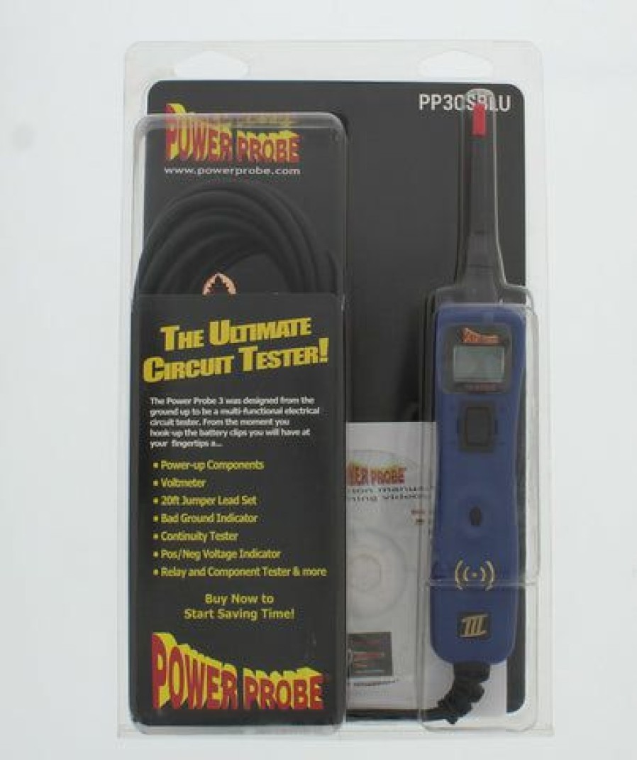 Testers * | Power Probe 3 Iii Circuit Tester Pp3Cs In Blue Voltmeter