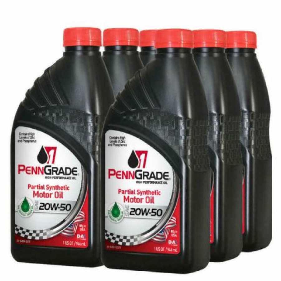 Fuel & Oil Treatment * | Brad Penn / Penngrade 71196 1 Semi-Synthetic Engine Oil, 20W50, 6 Quarts