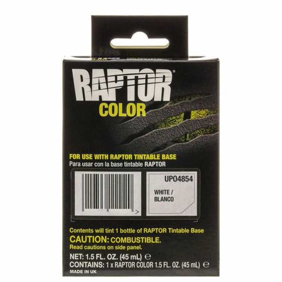 Truck Bed Liner Kits & Products * | U-Pol Raptor Truck Bedliner Color Tint Pouches 1.5 Ounce White