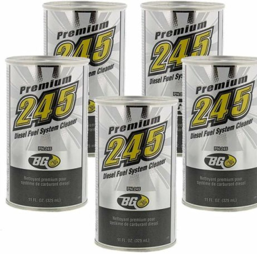 Fuel & Oil Treatment * | 5 Cans Of Bg 245 Premium Diesel Fuel System Cleaner