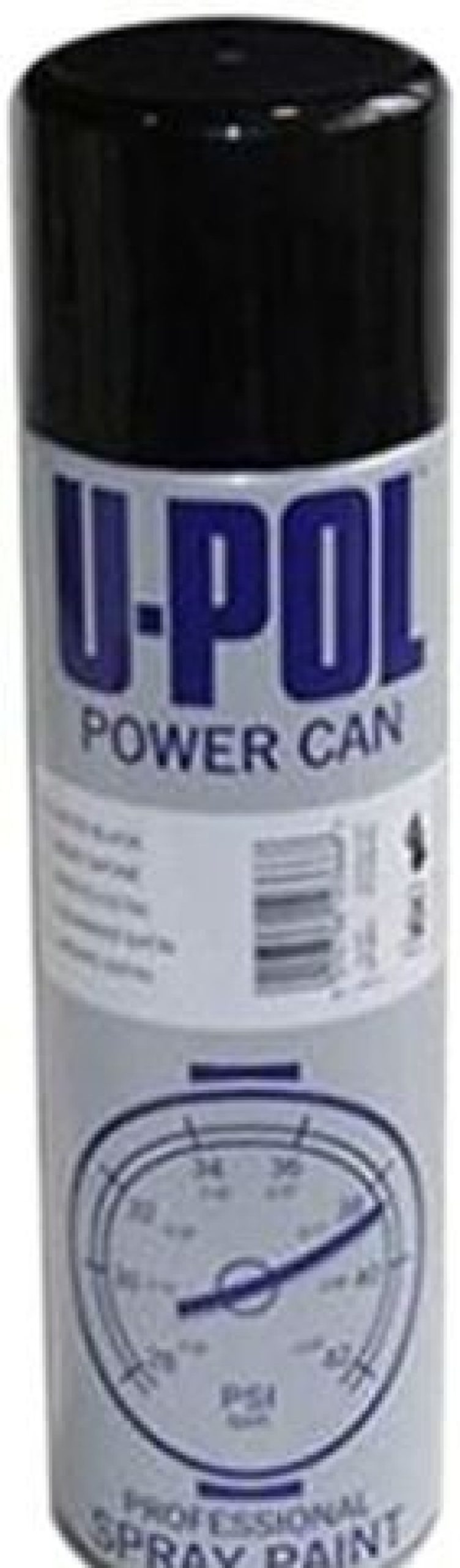 Truck Bed Liner Kits & Products * | U-Pol Products 0801 Satin Black Power Can Automotive Aerosol 500Ml