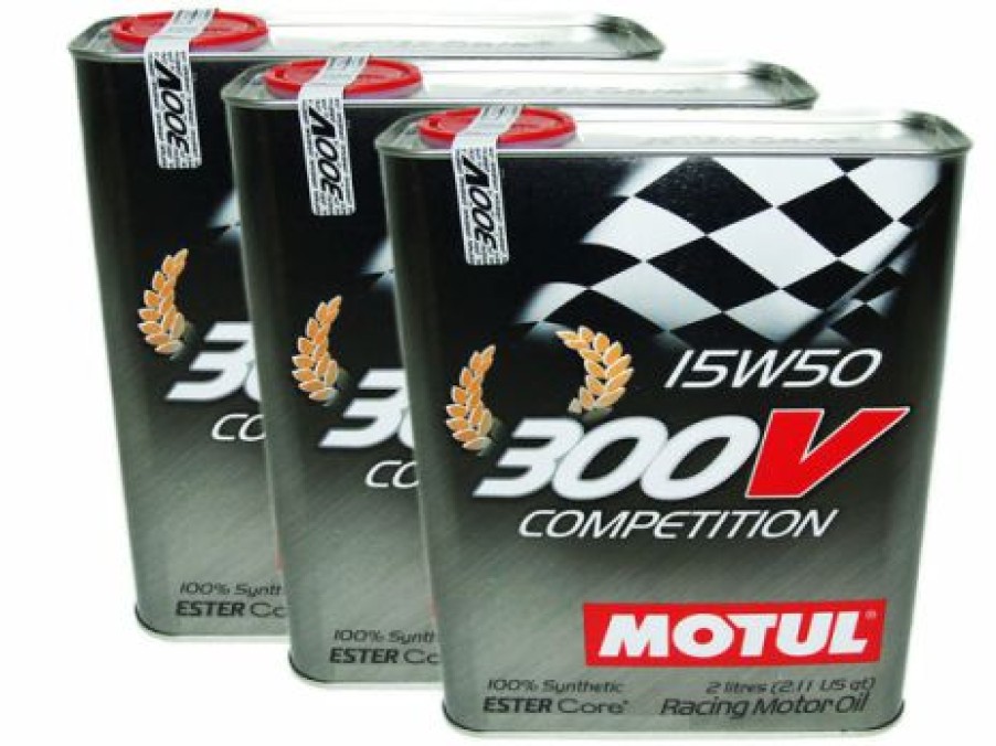 Fuel & Oil Treatment * | (6L=6.34 Qt) Motul 300V 15W50 Competition Racing 100% Synthetic Engine Oil